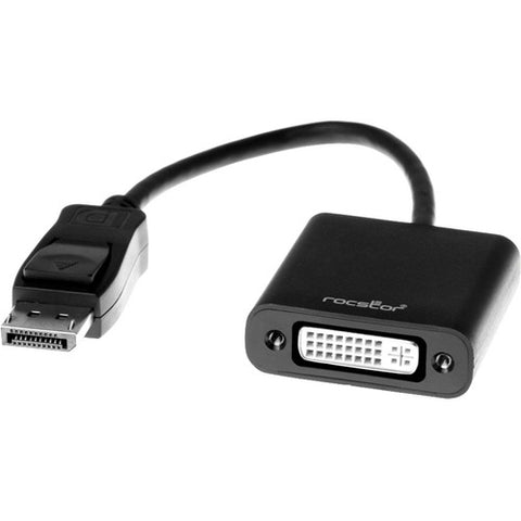 Rocstor DisplayPort to DVI Adapter Y00DVI-BK