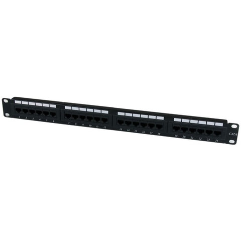 StarTech.com 24 Port 1U Rackmount Cat 6 110 Patch Panel C6PANEL24