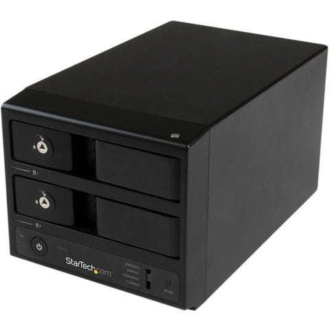 StarTech.com USB 3.0/eSATA Dual 3.5" SATA HDD Trayless Enclosure S352BU33RER