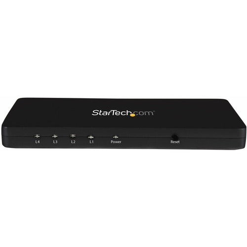 StarTech.com 4K HDMI 4-Port Video Splitter-1x4 HDMI Splitter w/Solid Aluminum Housing-4K 30Hz ST124HD4K