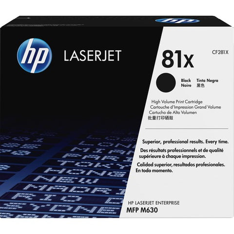 HP 81X (CF281X) LaserJet Toner Cartridge CF281X