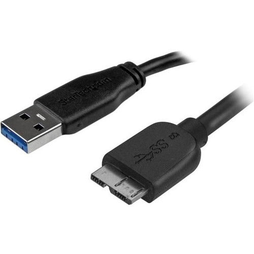 StarTech.com 15cm (6in) Short Slim SuperSpeed USB 3.0 A to Micro B Cable - M/M USB3AUB15CMS