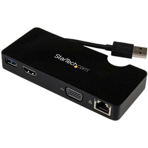 StarTech.com Travel Docking Station for Laptops - HDMI or VGA -USB 3.0 USB3SMDOCKHV