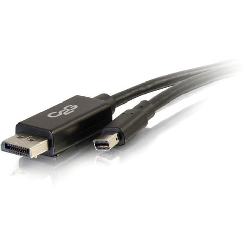 C2G 6ft Mini DisplayPort to DisplayPort  Adapter Cable 4K 30Hz - Black 54301