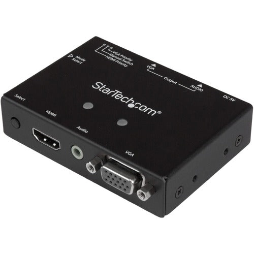 StarTech.com 2x1 VGA + HDMI to VGA Converter Switch w/ Priority Switching -1080p VS221HD2VGA