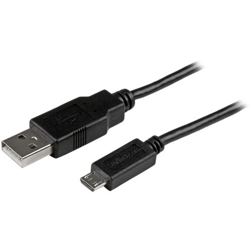 StarTech.com 3m Mobile Charge Sync Micro USB Cable - A to Micro B USBAUB3MBK