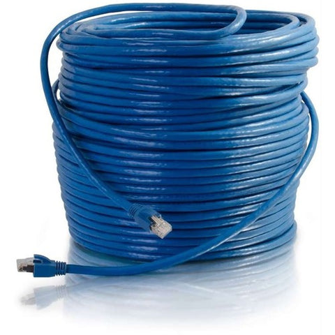 C2G 100ft Cat6 Shielded Ethernet Cable - Cat 6 Network Patch Cable - Blue 43169