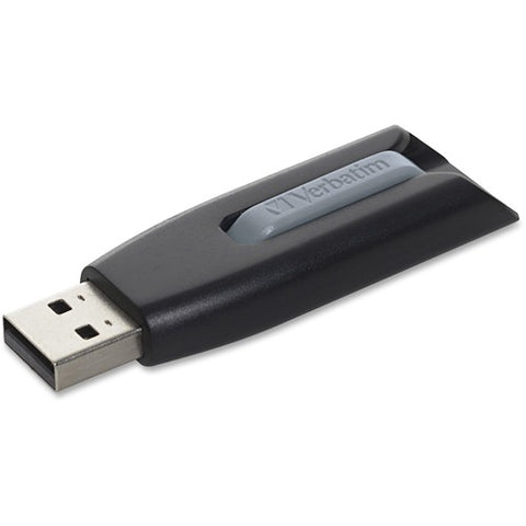 Microban 256GB Store 'n' Go V3 USB 3.2 Gen 1 Flash Drive - Gray 49168