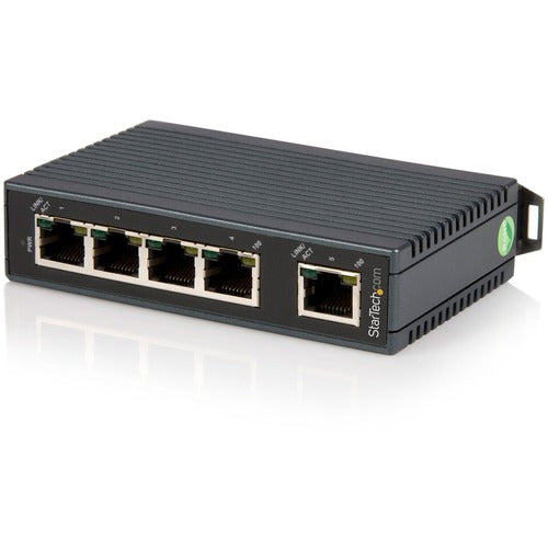 StarTech.com 5-Port Industrial Ethernet Switch - DIN Rail Mountable IES5102