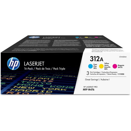 HP 312A (CF440AM) Toner Cartridge Tri-pack CF440AM