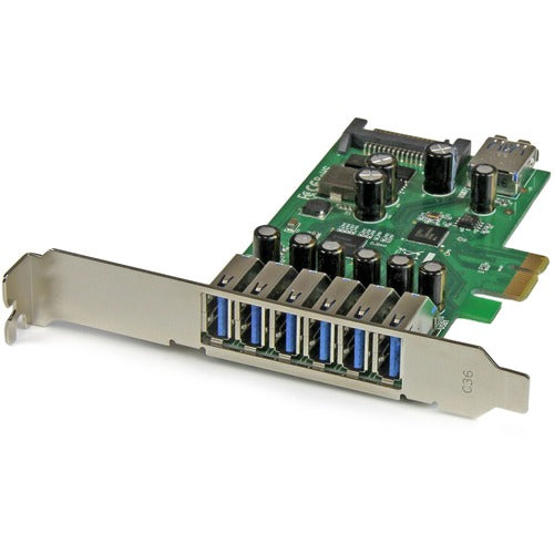 StarTech.com 7-Port PCI Express USB 3.0 Card - 5Gbps - Standard and Low-Profile Design PEXUSB3S7