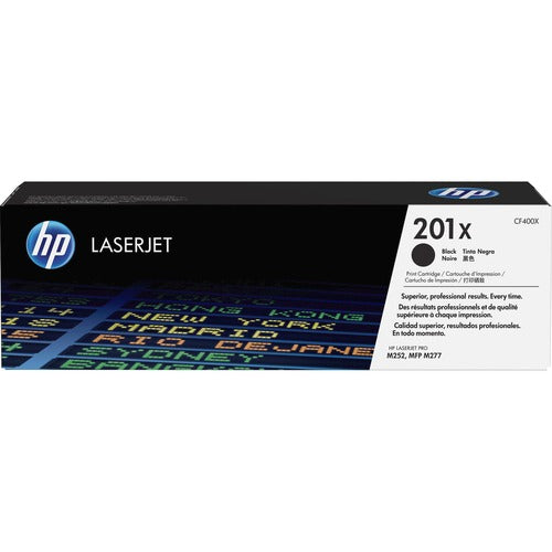 HP 201X High Yield Black Original LaserJet Toner Cartridge (~2,800 pages) CF400X