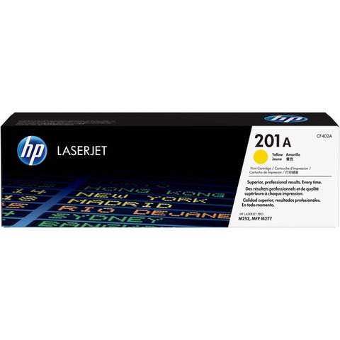 HP 201A Yellow Original LaserJet Toner Cartridge (~1,400 pages) CF402A