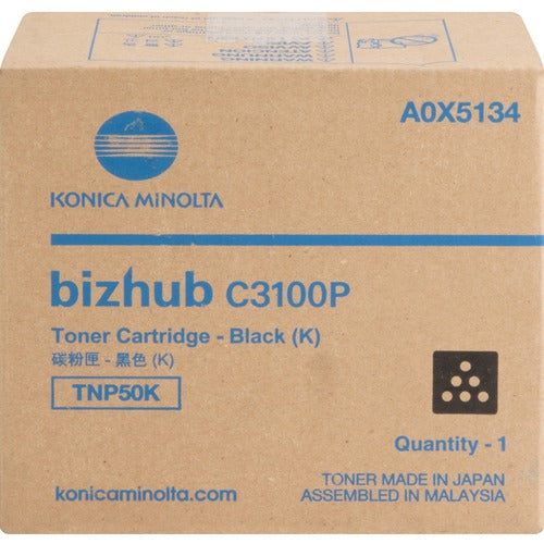 Konica Minolta TNP50K Toner Cartridge A0X5134