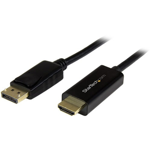 StarTech.com DisplayPort to HDMI converter cable - 3 ft (1m) - 4K DP2HDMM1MB