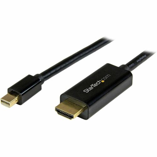 StarTech.com Mini DisplayPort to HDMI converter cable - 6 ft (2m) - 4K MDP2HDMM2MB