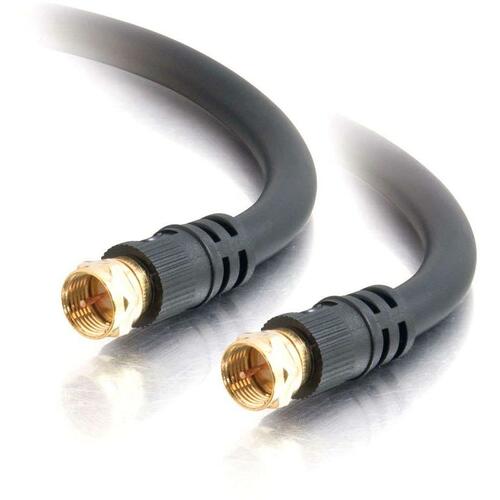 C2G 3ft F-Type RG6 Coaxial Video Cable - Value Series Coax Cable - M/M 29131