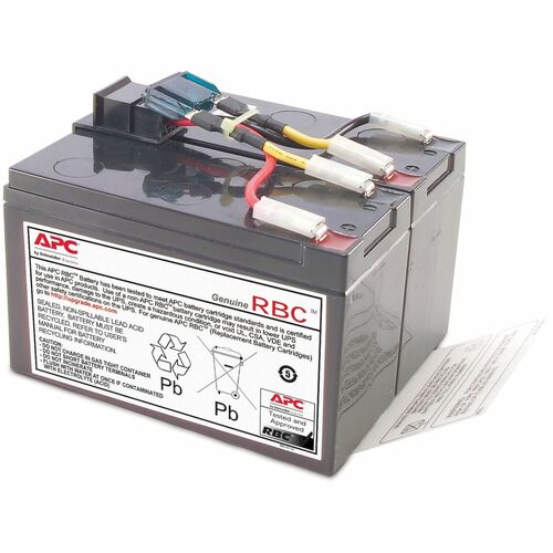 APC by Schneider Electric Replacement Battery Cartridge, VRLA battery, 7Ah, 24VDC, 2-year warranty RBC48