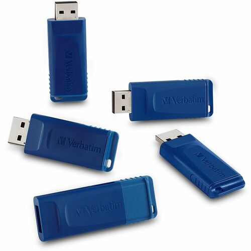 Microban 8GB USB Flash Drive - 5pk - Blue 99121