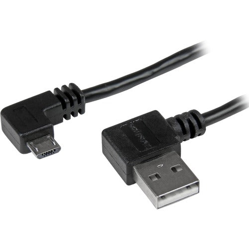 StarTech.com Micro-USB Cable with Right-Angled Connectors - M/M - 1m (3ft) USB2AUB2RA1M