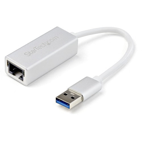 StarTech.com USB 3.0 to Gigabit Network Adapter - Silver USB31000SA