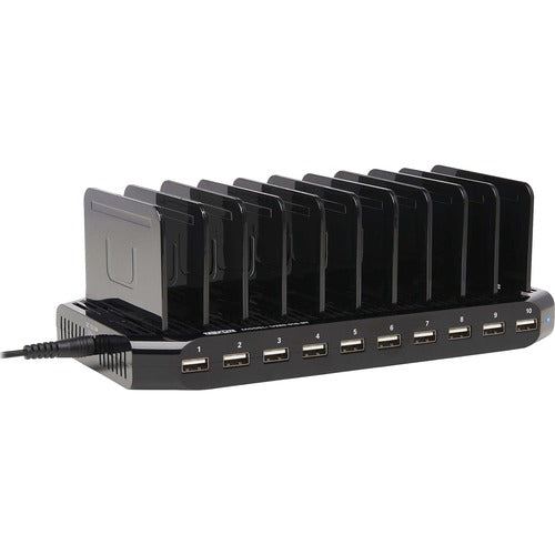 Tripp Lite by Eaton 10-Port USB Charger with Built-In Storage U280-010-ST