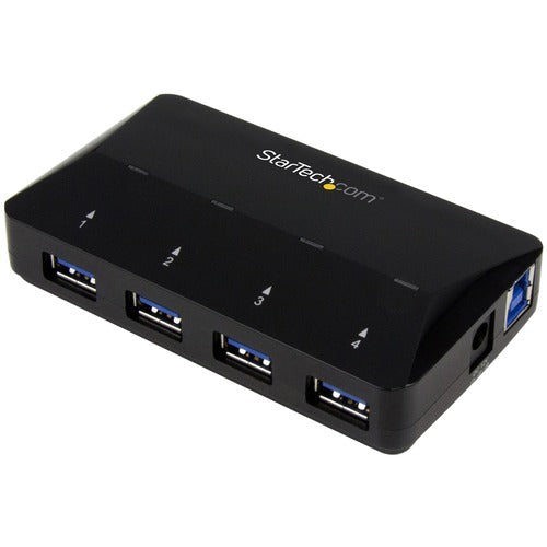 StarTech.com 4-Port USB 3.0 Hub plus Dedicated Charging Port - 1 x 2.4A Port ST53004U1C