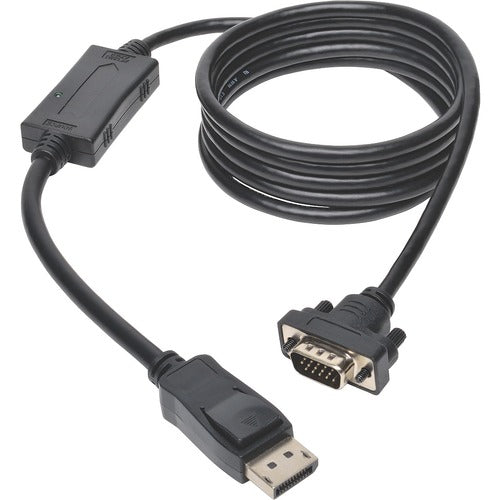 Tripp Lite series P581-006-VGA-V2 DisplayPort 1.2 to VGA Active Adapter Cable, 6 ft. P581-006-VGA-V2