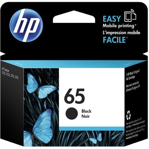 HP 65 (N9K02AN#140) Black Original Ink Cartridge N9K02AN#140