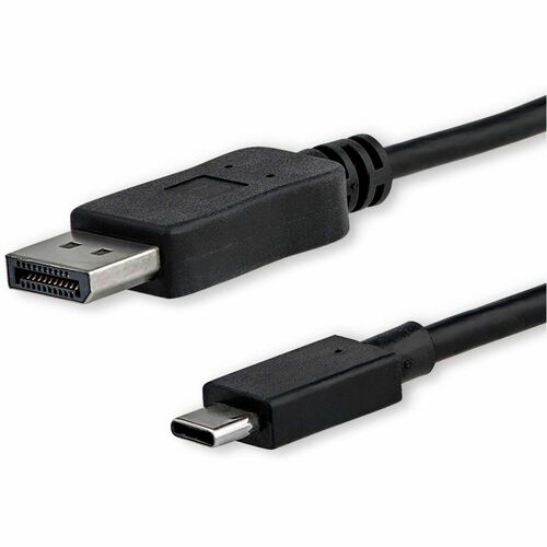 StarTech.com 3.3 ft. (1 m) USB-C to DisplayPort Cable - 4K 60Hz - Black CDP2DPMM1MB