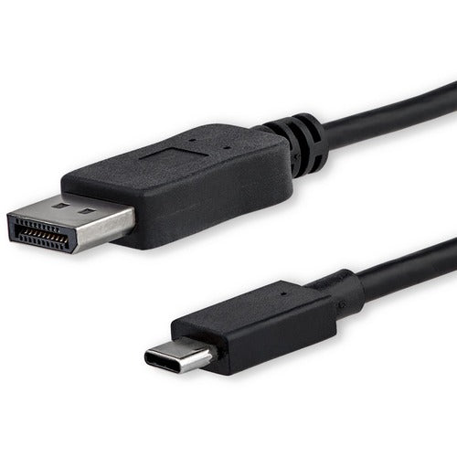 StarTech.com 6 ft. (1.8 m) USB-C To DisplayPort Cable - 4K 60Hz - Black CDP2DPMM6B