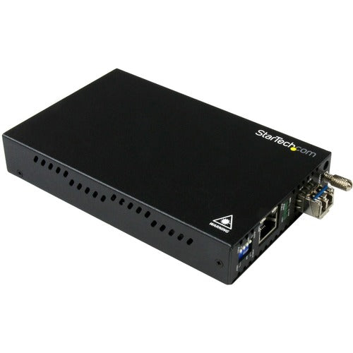 StarTech.com Gigabit Ethernet Copper-to-Fiber Media Converter - SM LC - 10 km ET91000SM10