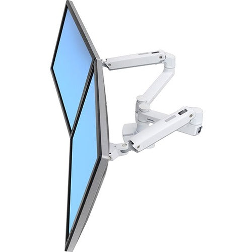 Ergotron LX Dual Side-by-Side Arm (White) 45-491-216