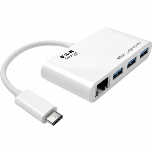 Tripp Lite by Eaton U460-003-3AG 3-Port USB 3.1 Gen 1 Portable Hub U460-003-3AG