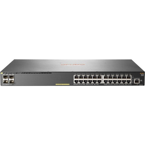 HPE Aruba 2930F 24G PoE+ 4SFP+ TAA-compliant Switch JL263A#ABA