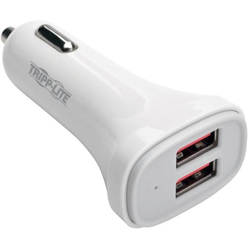 Tripp Lite by Eaton Dual-Port USB Car Charger for Tablets and Cell Phones, 5V 4.8A (24W) U280-C02-S2