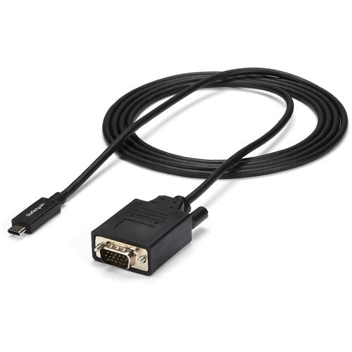 StarTech.com 2m / 6 ft USB C to VGA Cable - USB Type C to VGA - 1920 x 1200 - Black CDP2VGAMM2MB