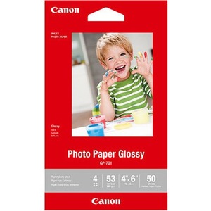 Canon Glossy Photo Paper - GP-701 - 4x6 (50 Sheets) 1433C002