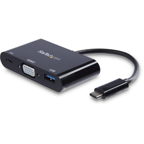 StarTech.com USB-C to VGA Multifunction Adapter with Power Delivery and USB-A Port CDP2VGAUACP