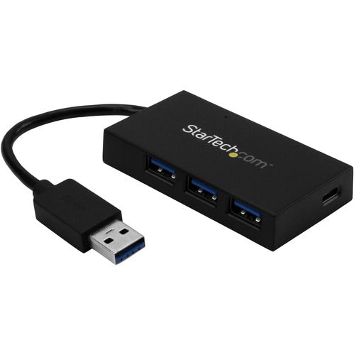 StarTech.com 4 Port USB Hub - USB 3.0 - USB A to 3x USB A and 1x USB C - USB Port Expander HB30A3A1CFB