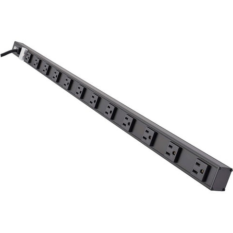 Tripp Lite by Eaton 12-Outlet Vertical Power Strip, 120V, 15A, 15-ft. Cord, 5-15P, 36 in. PS3612B