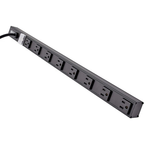 Tripp Lite by Eaton 8-Outlet Vertical Power Strip, 120V, 15A, 15-ft. Cord, 5-15P, 24 in PS2408B