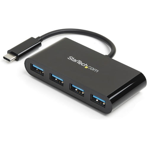 StarTech.com 4-Port USB 3.0 Hub - USB-C to 4x USB-A - Bus Powered HB30C4AB