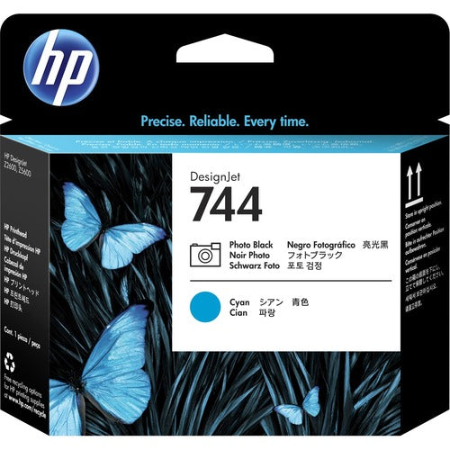 HP 744 Photo Black/Cyan DesignJet Printhead F9J86A