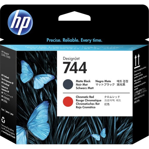 HP 744 Matte Black/Chromatic Red DesignJet Printhead F9J88A