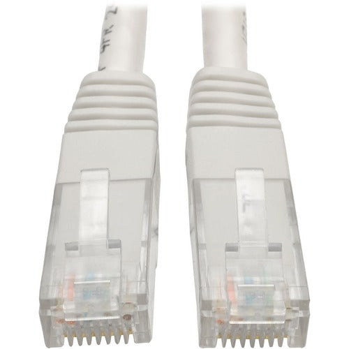 Tripp Lite by Eaton Cat6 Gigabit Molded Patch Cable (RJ45 M/M), White, 2 ft N200-002-WH