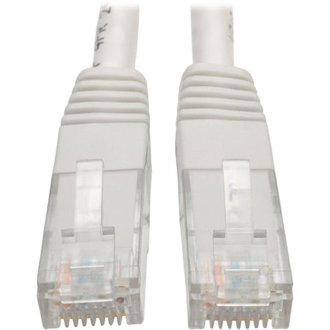 Tripp Lite by Eaton Cat6 Gigabit Molded Patch Cable (RJ45 M/M), White, 2 ft N200-002-WH