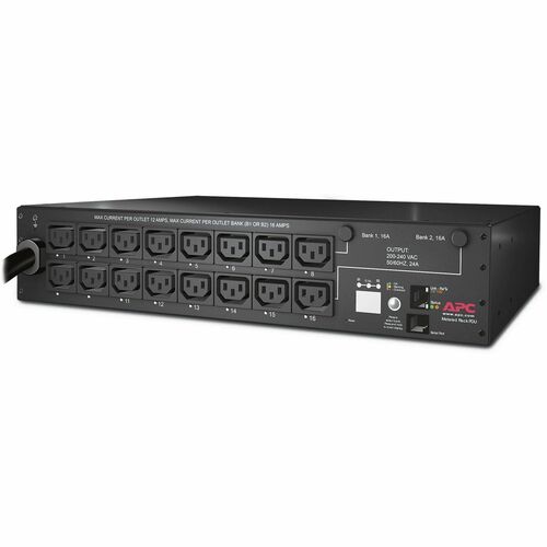 APC by Schneider Electric Rack PDU, Switched, 2U, 30A, 208V, (16)C13 AP7911B