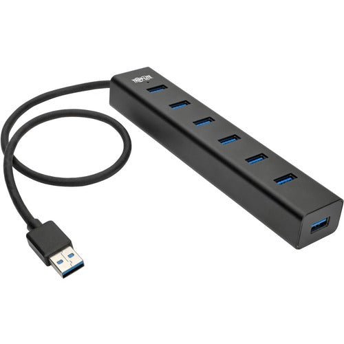 Tripp Lite by Eaton 7-Port Portable USB 3.0 SuperSpeed Mini Hub, Aluminum U360-007-AL