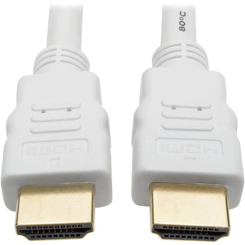 Tripp Lite by Eaton P568-010-WH High-Speed HDMI 4K Cable (M/M), White, 10 ft. P568-010-WH